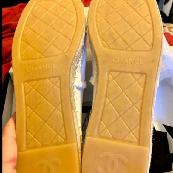 Chanel Espadrilles - Black & White Canvas !! - Picture 6 of 9